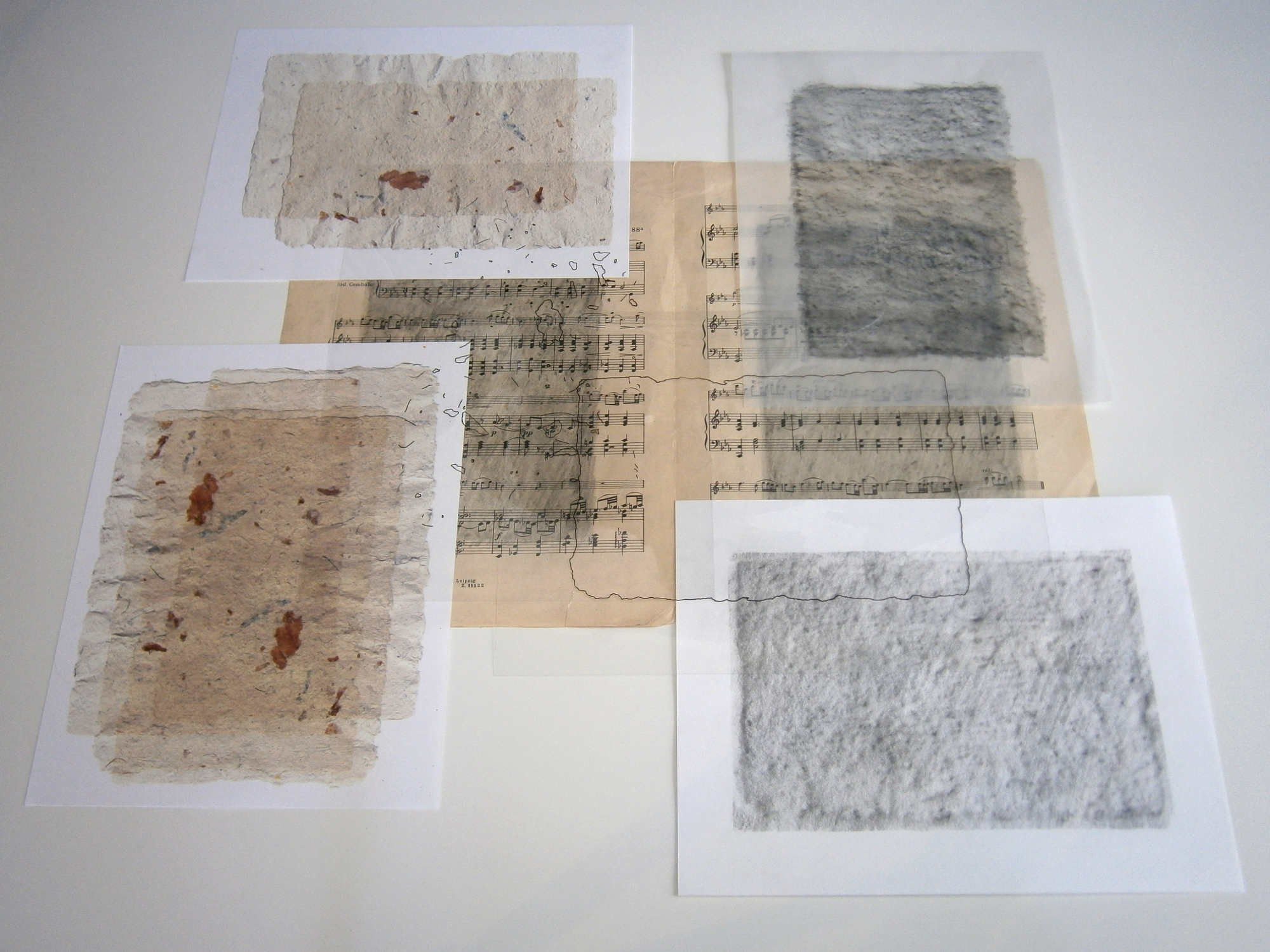 transcripts (from joseph kudirka's untitled paper score) by Robert Blatt