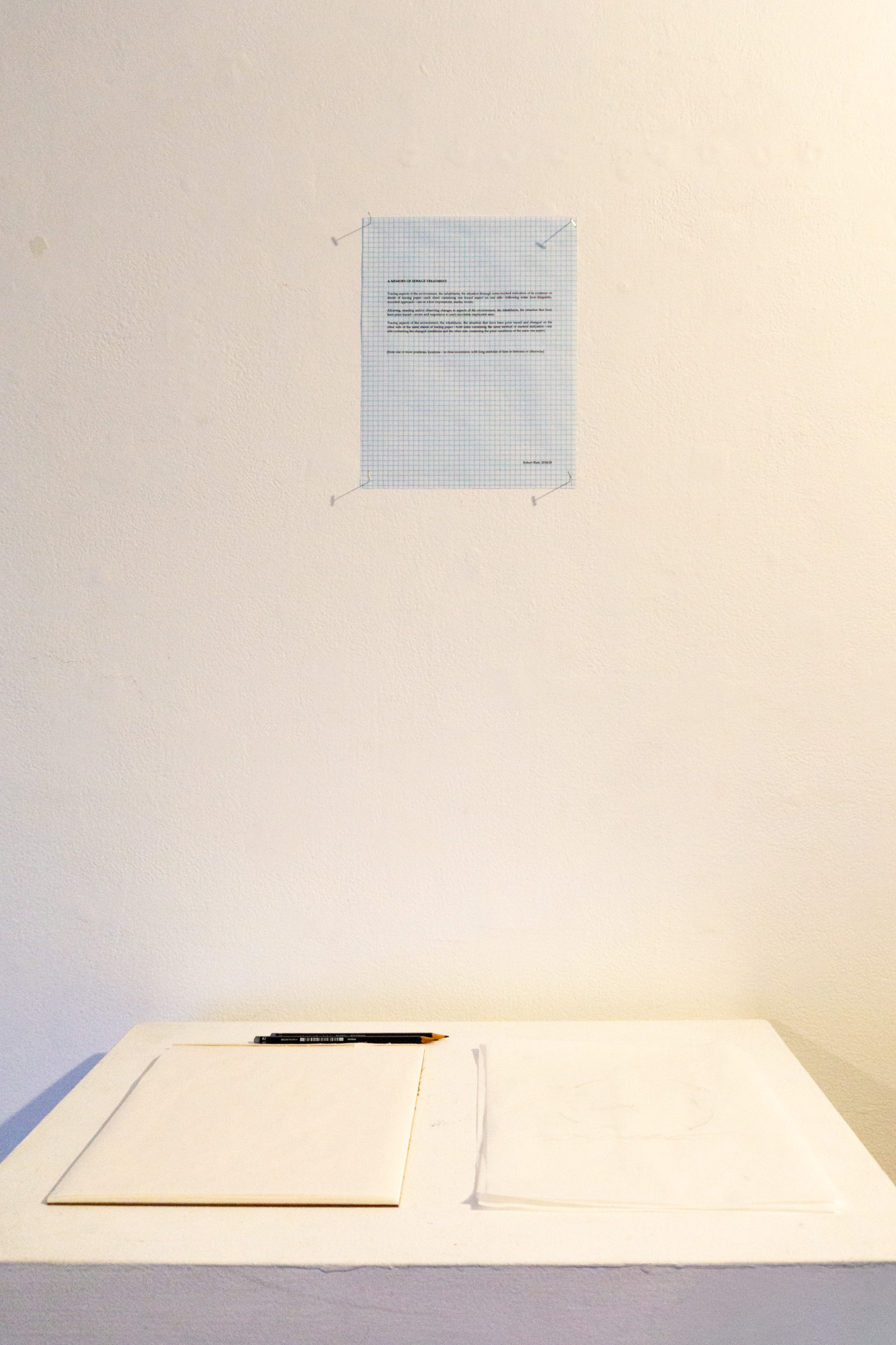 A Memory of Sewage Treatment by Robert Blatt